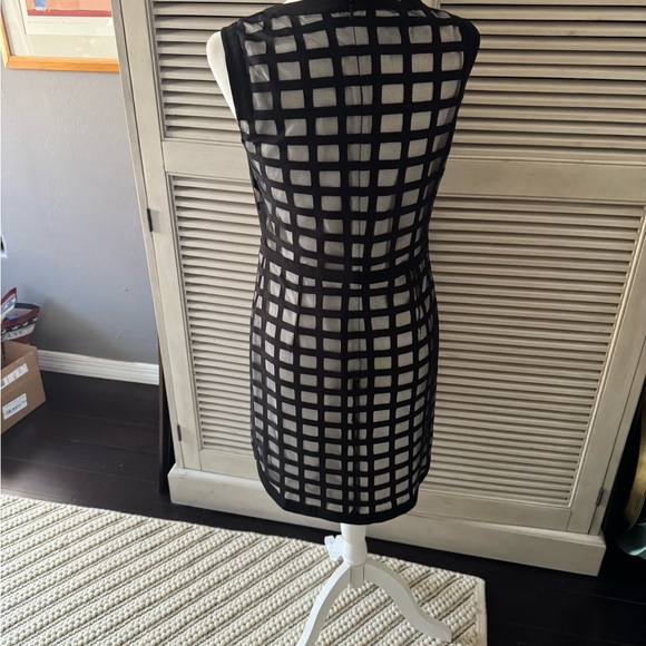 Black Dress sleeveless with black mesh - Picture 2 of 5